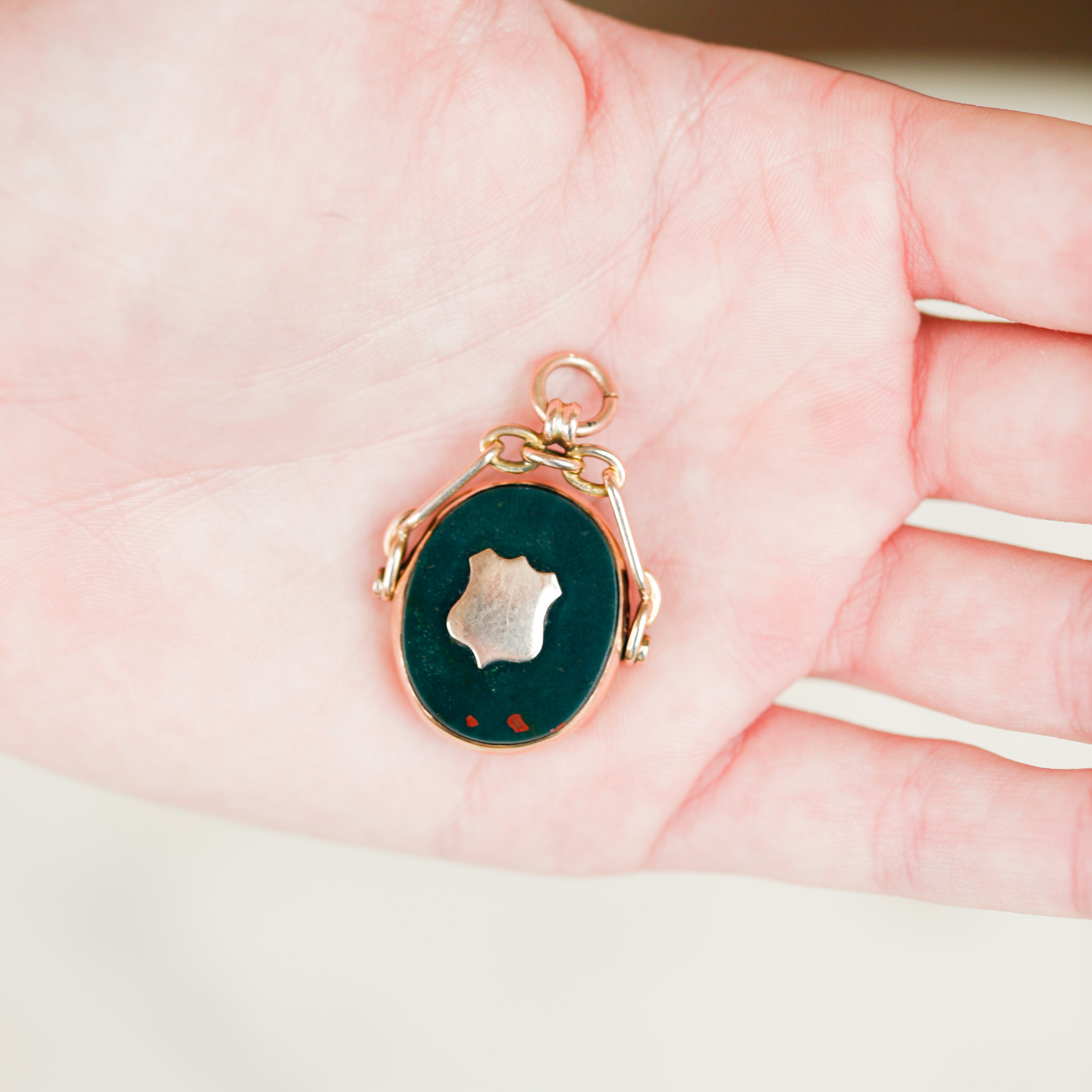 Horace Bloodstone Swivel Fob