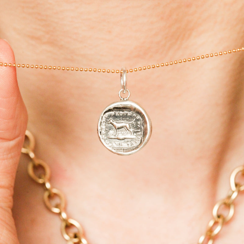 "Faithful Friend" Silver Charm