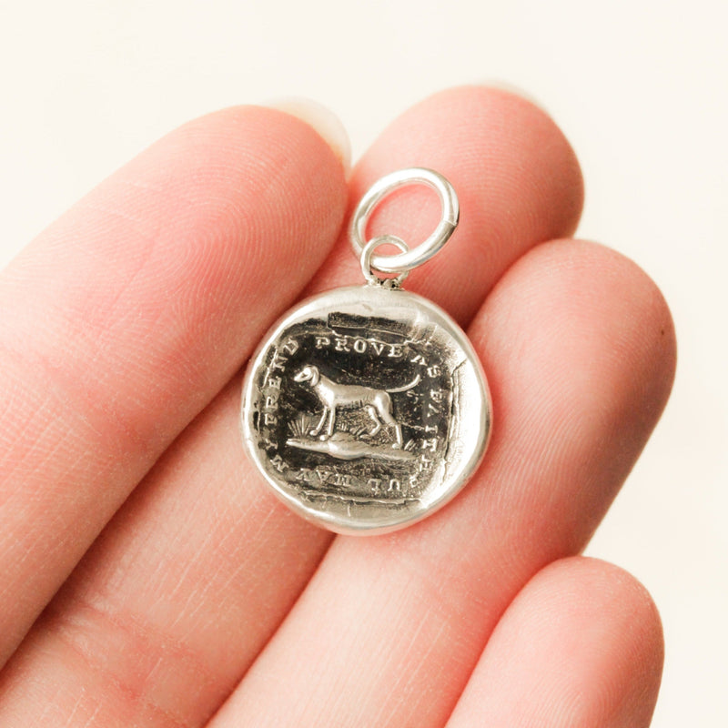 "Faithful Friend" Silver Charm