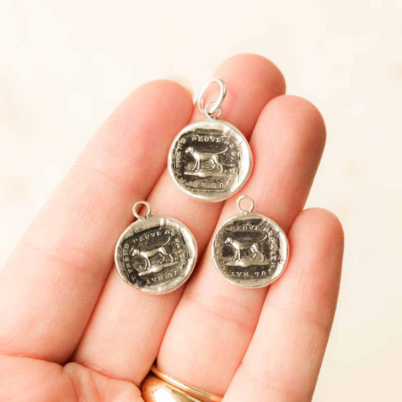 "Faithful Friend" Silver Charm