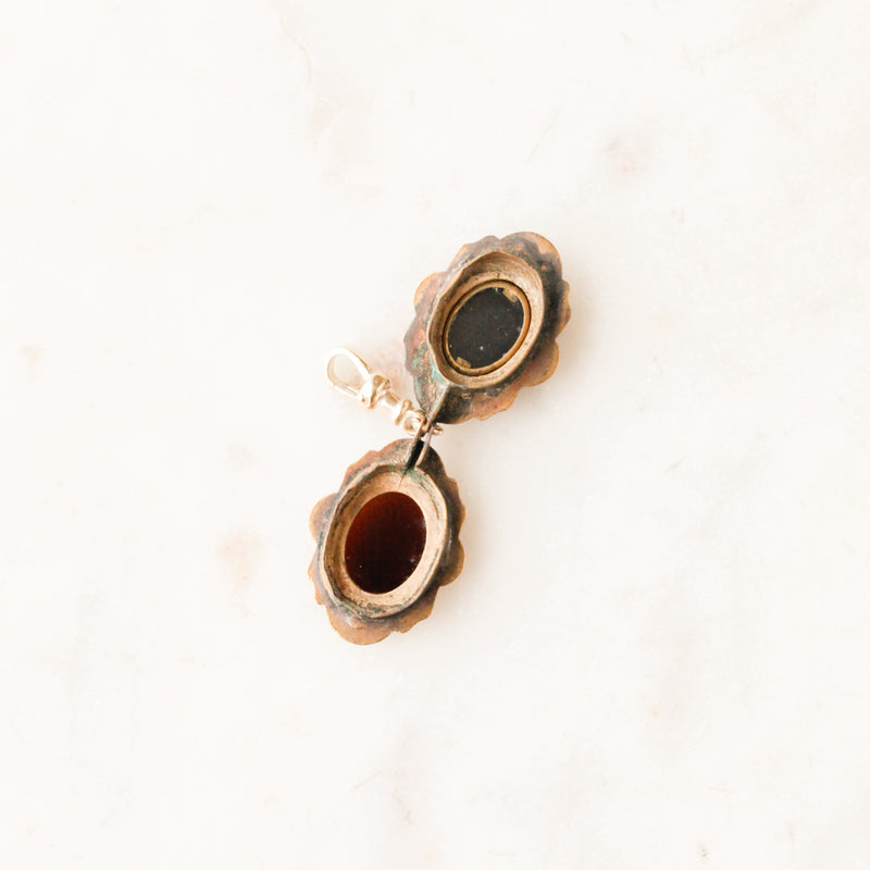 Wyatt Agate Locket Pendant