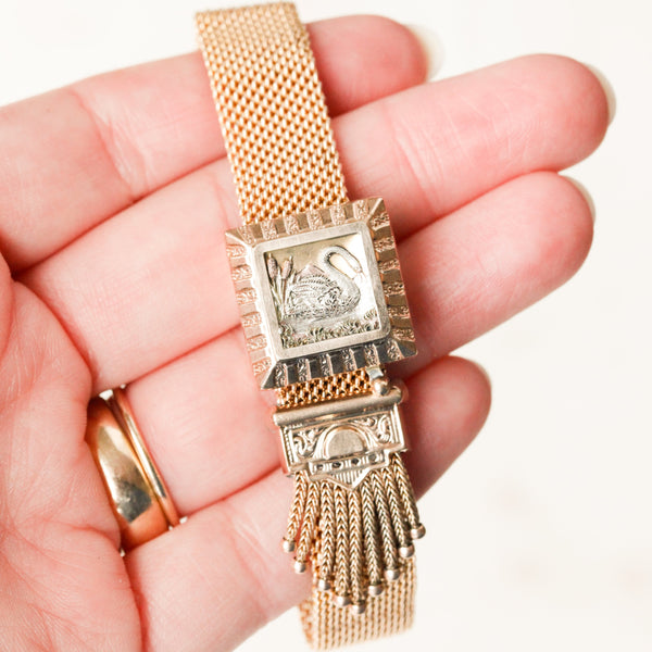 Victorian Swan Wedding Bracelet