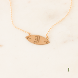 Victorian Engraved Initial Pendants