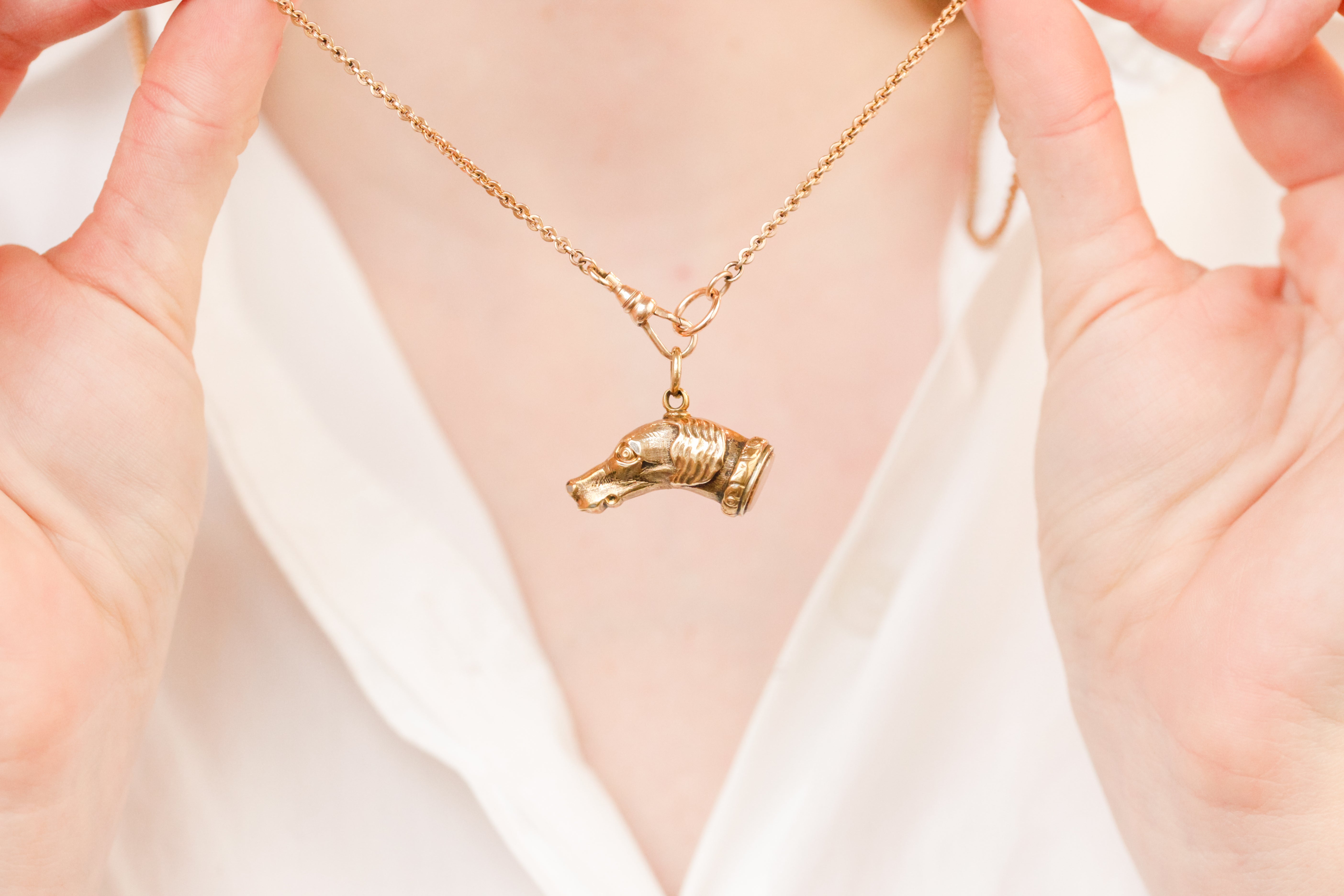 Victorian Dog Pendant