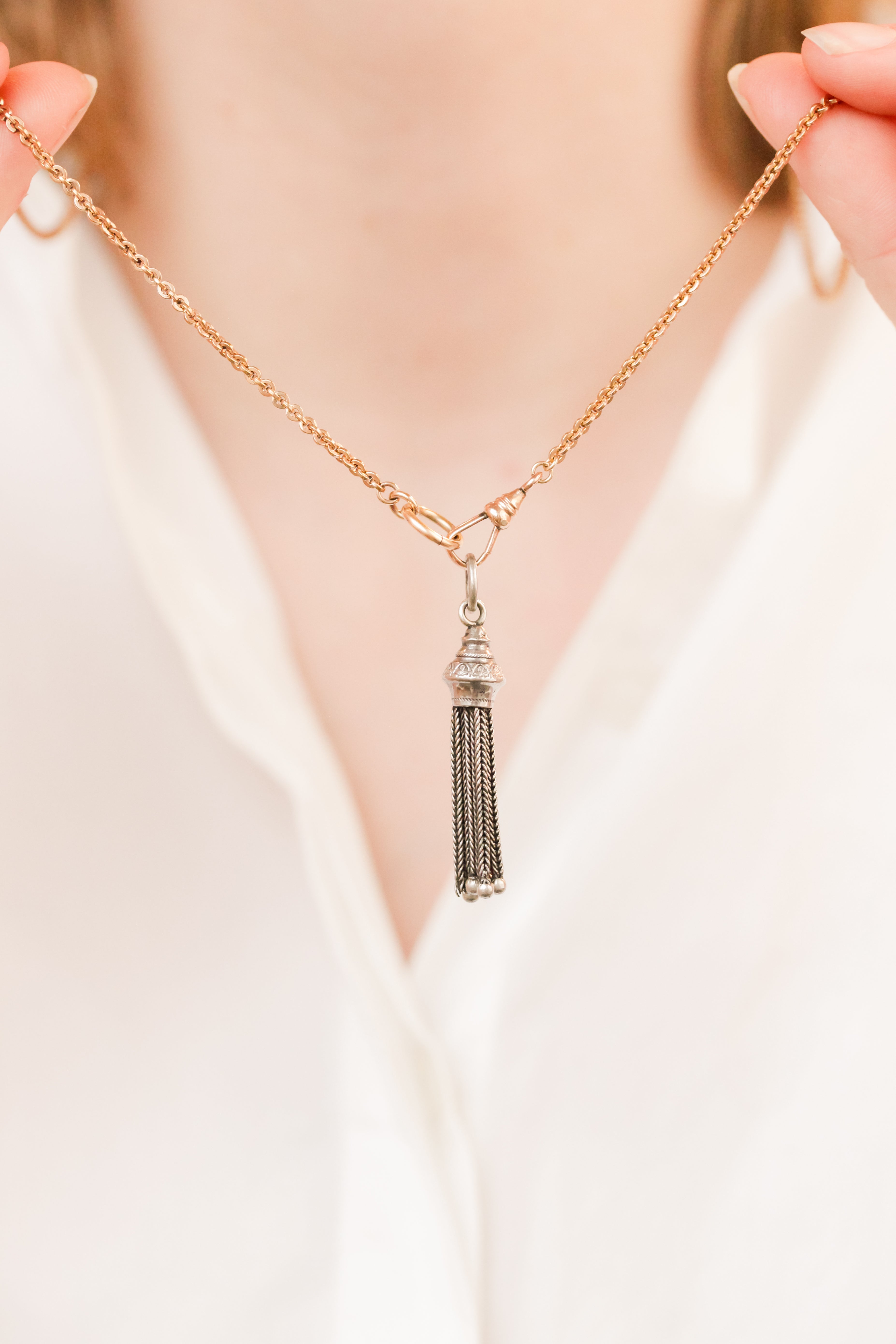 Beret Sterling Tassel Charm