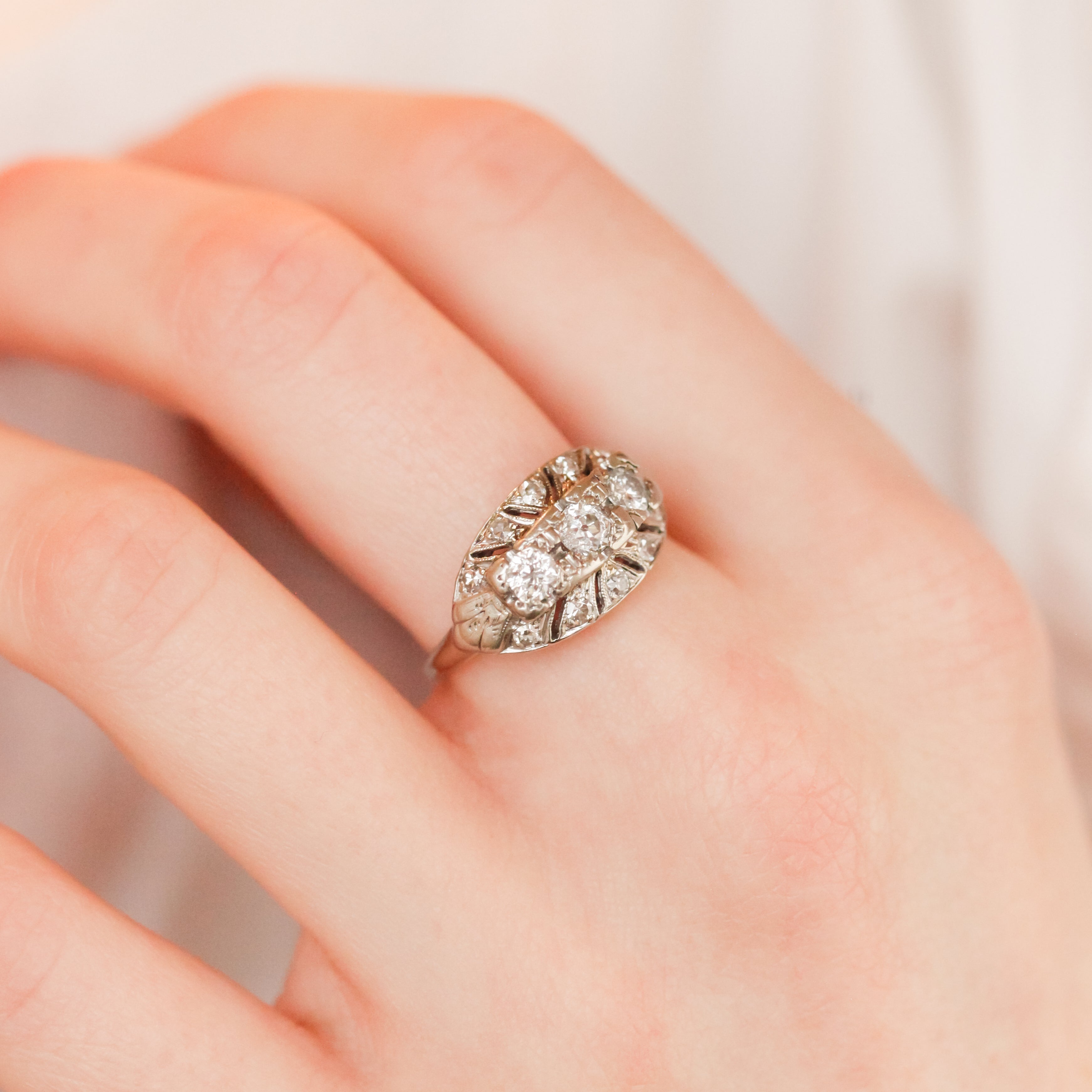 Duchess Deco Diamond Ring