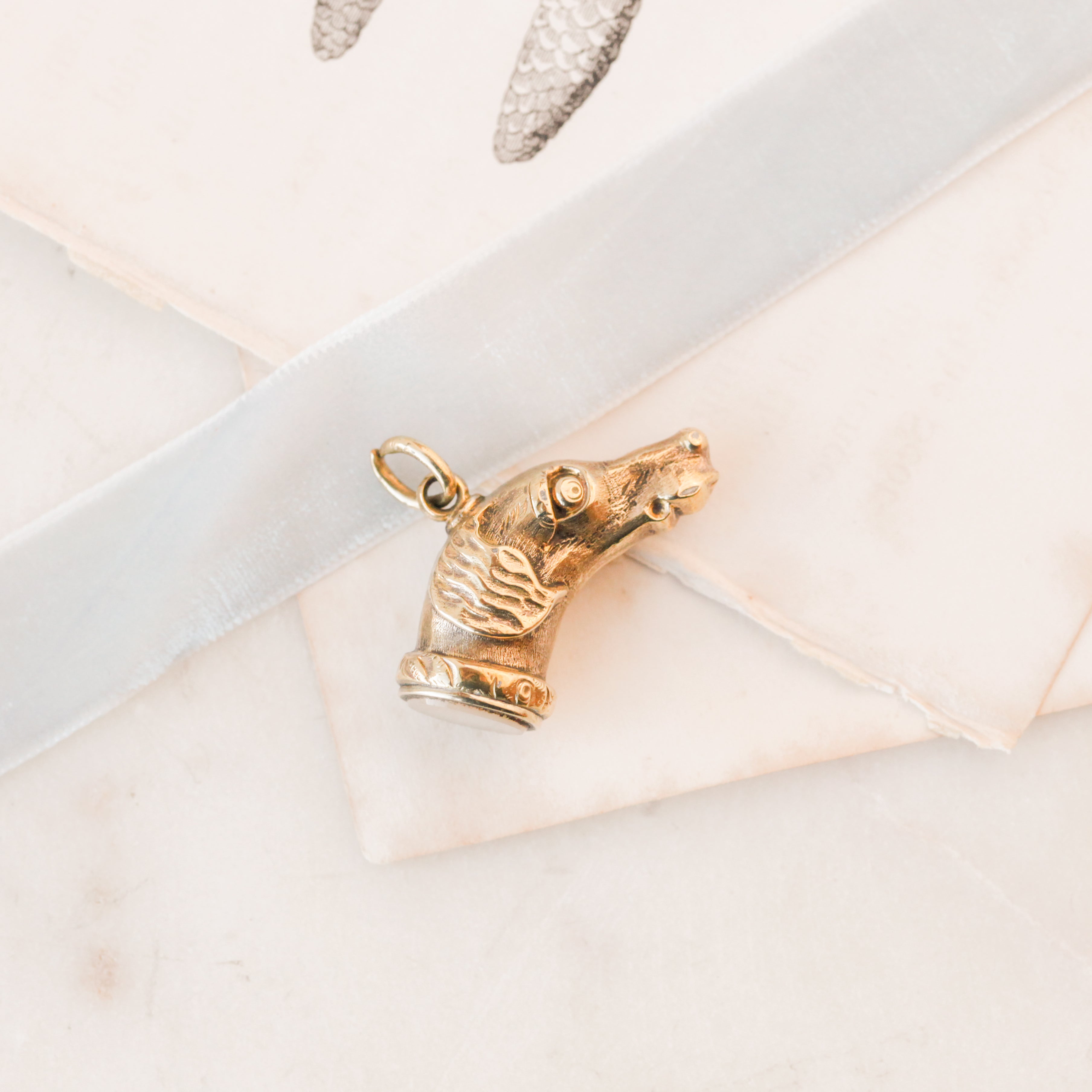 Victorian Dog Pendant