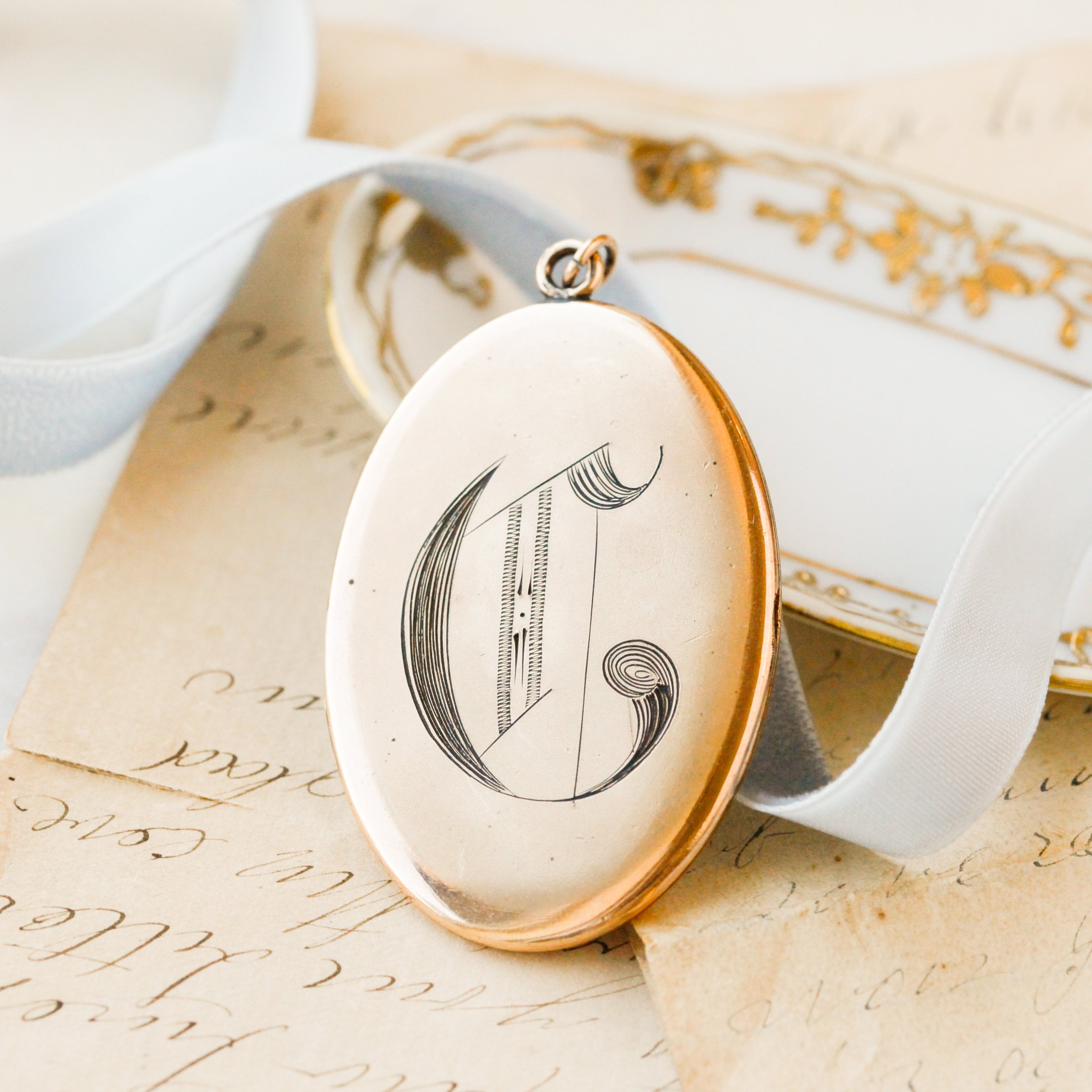 Victorian "C" Locket