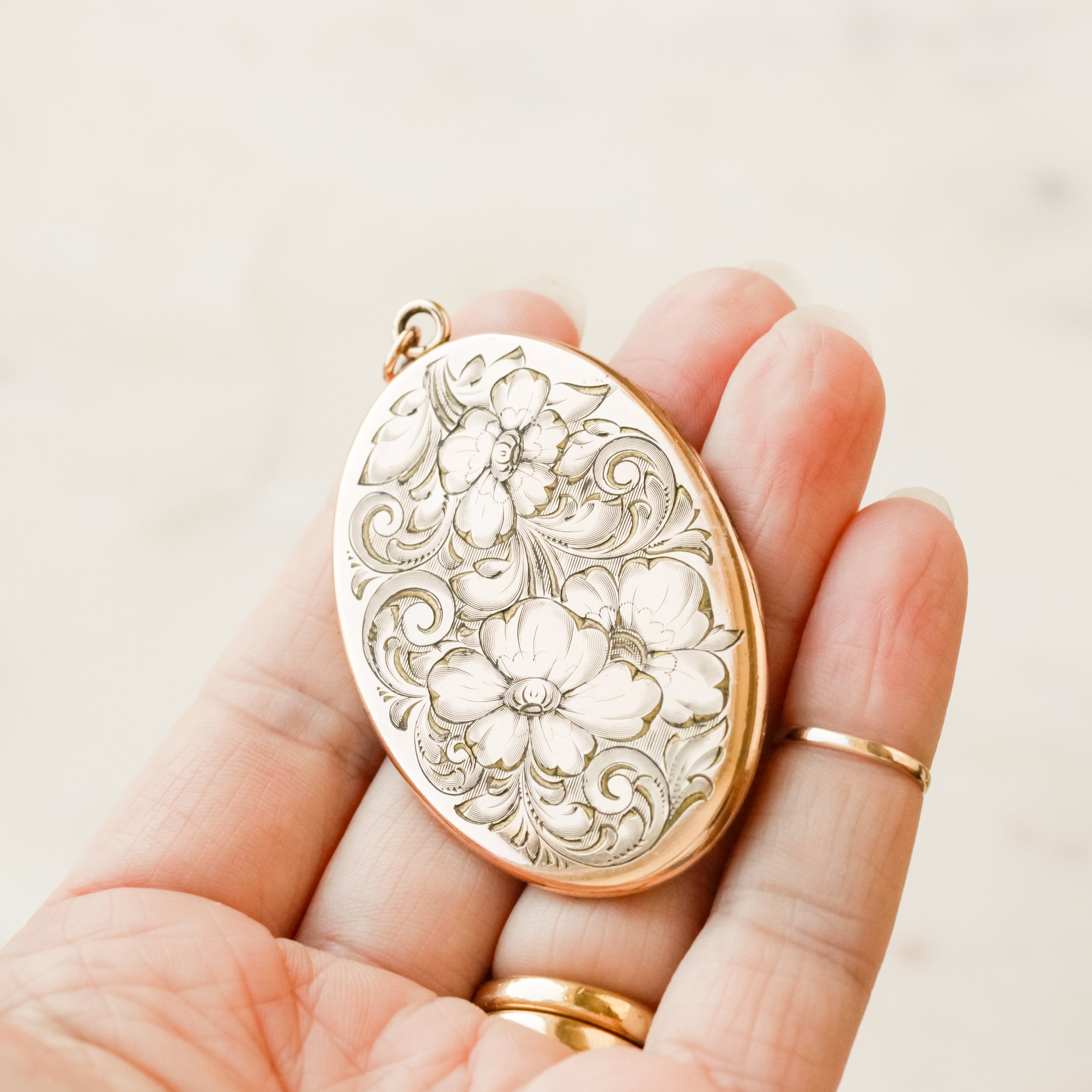 Victorian "C" Locket