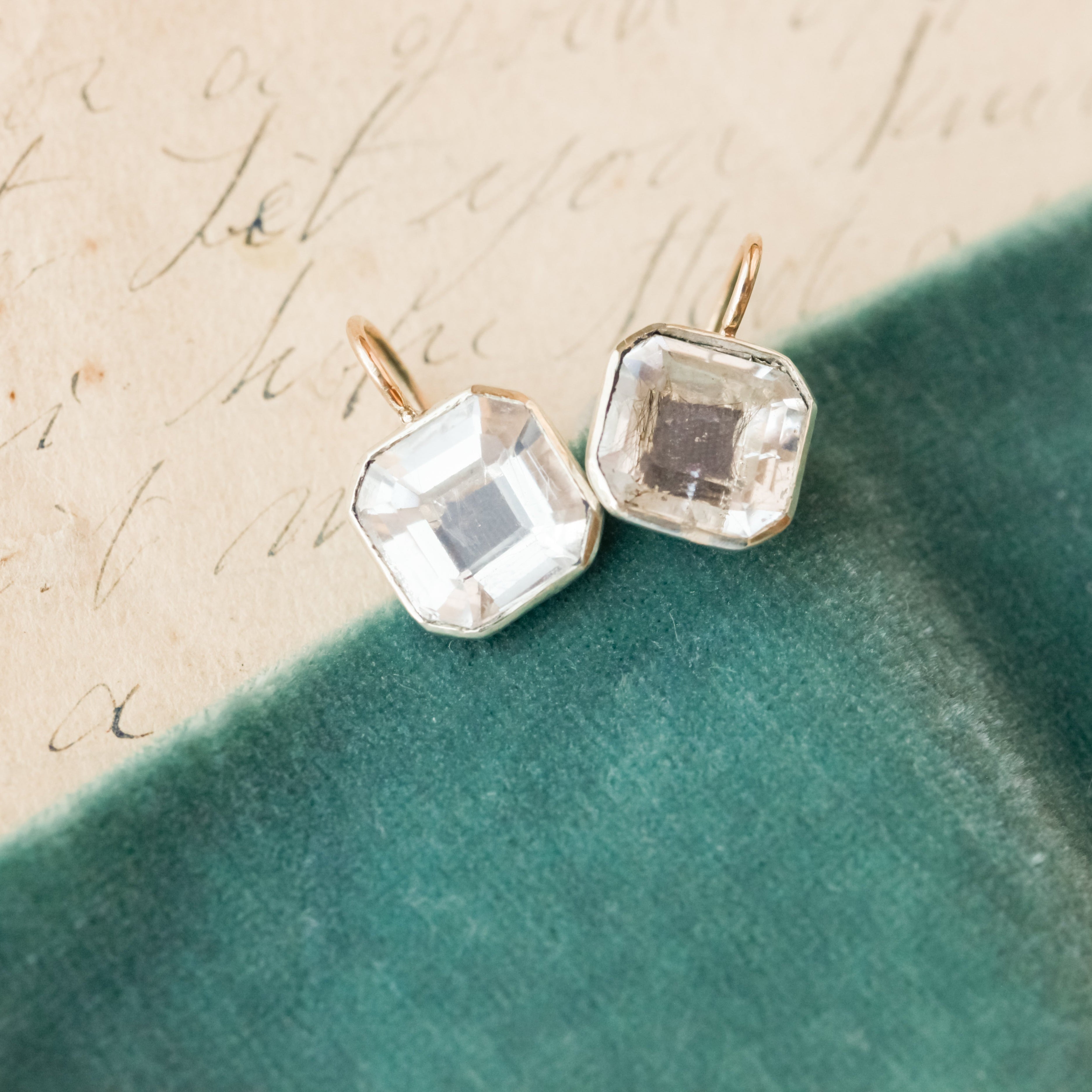 Allorah Georgian Paste Stone Earrings