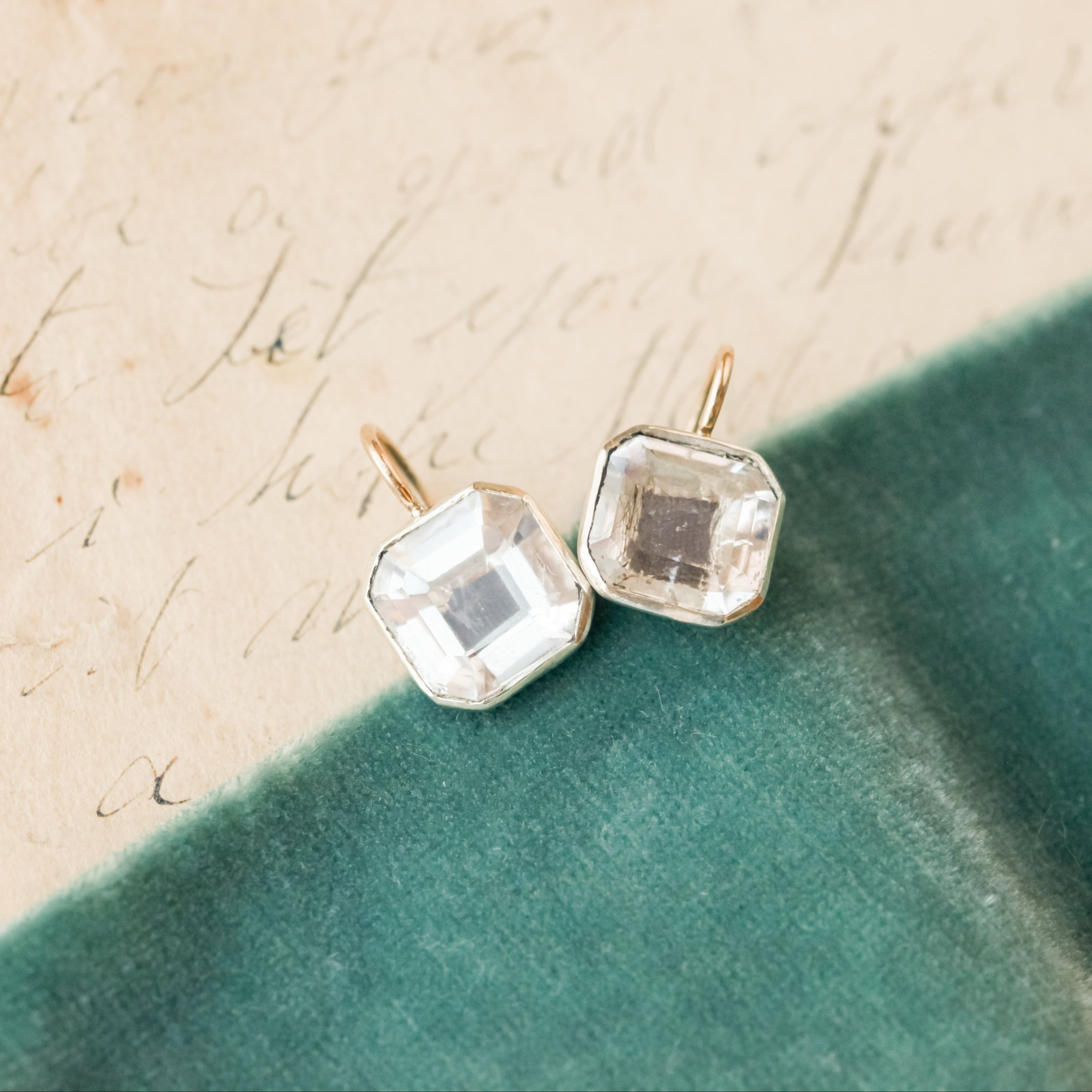 Allorah Georgian Paste Stone Earrings