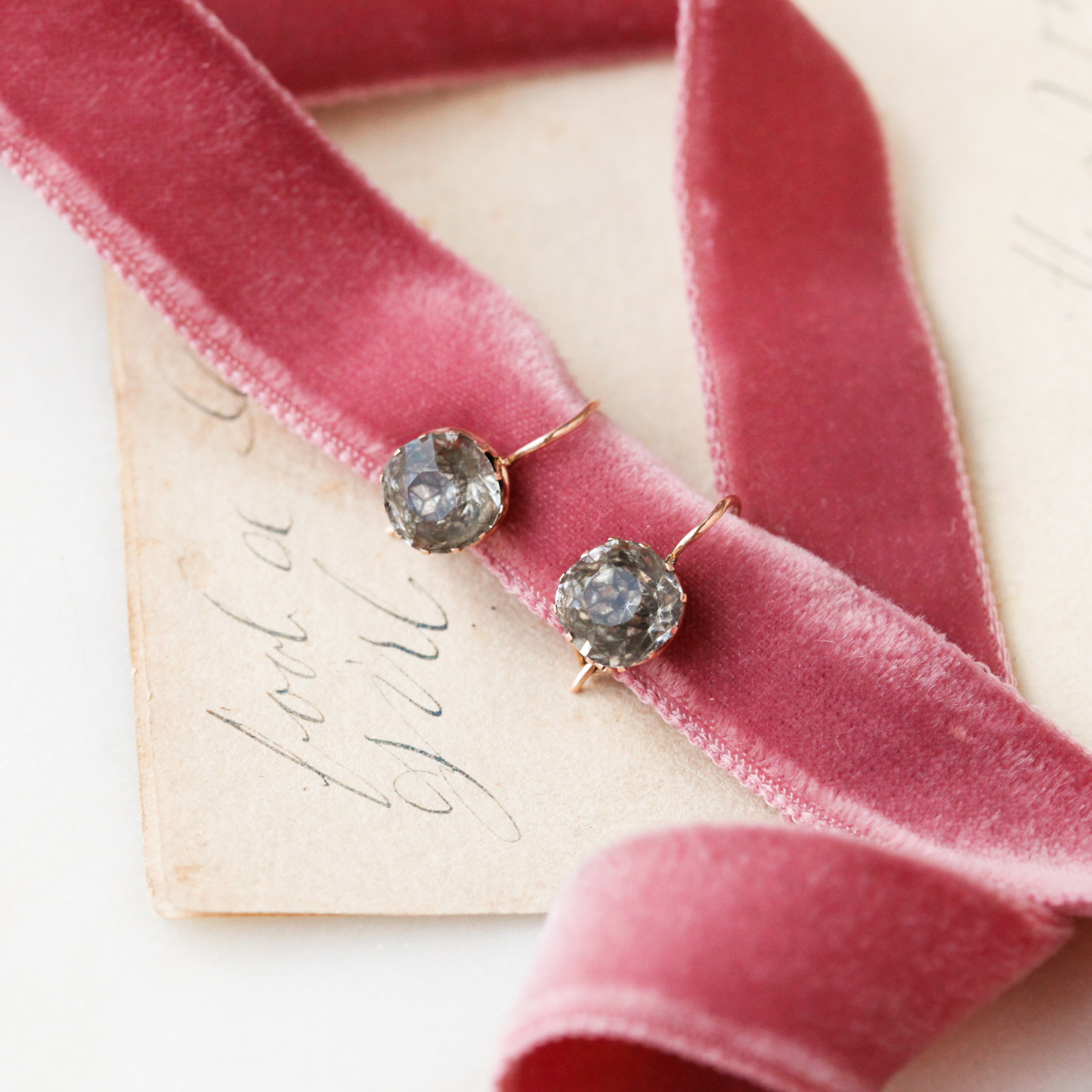 Rosie Georgian Paste Earrings