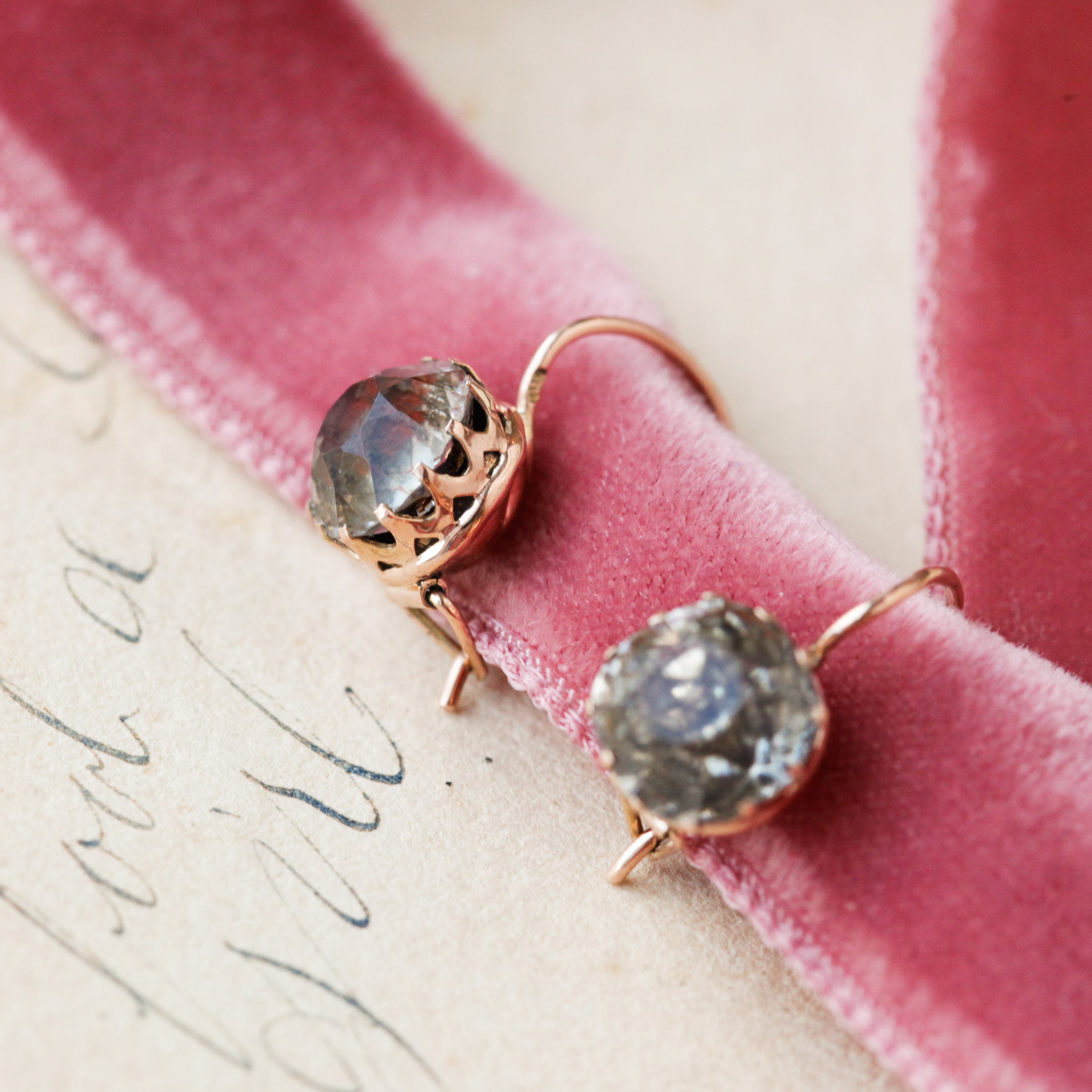 Rosie Georgian Paste Earrings