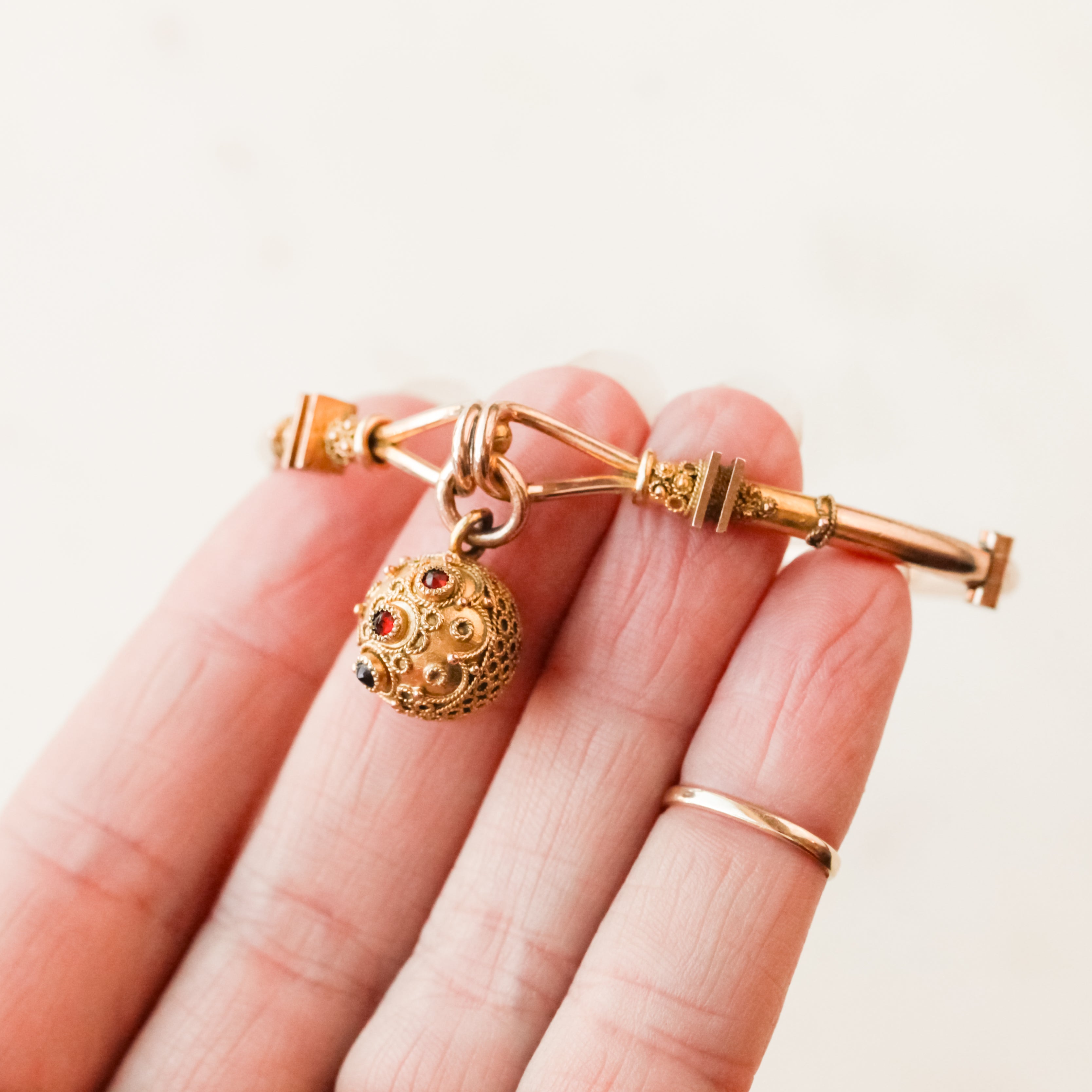Josephine Victorian Garnet Bracelet