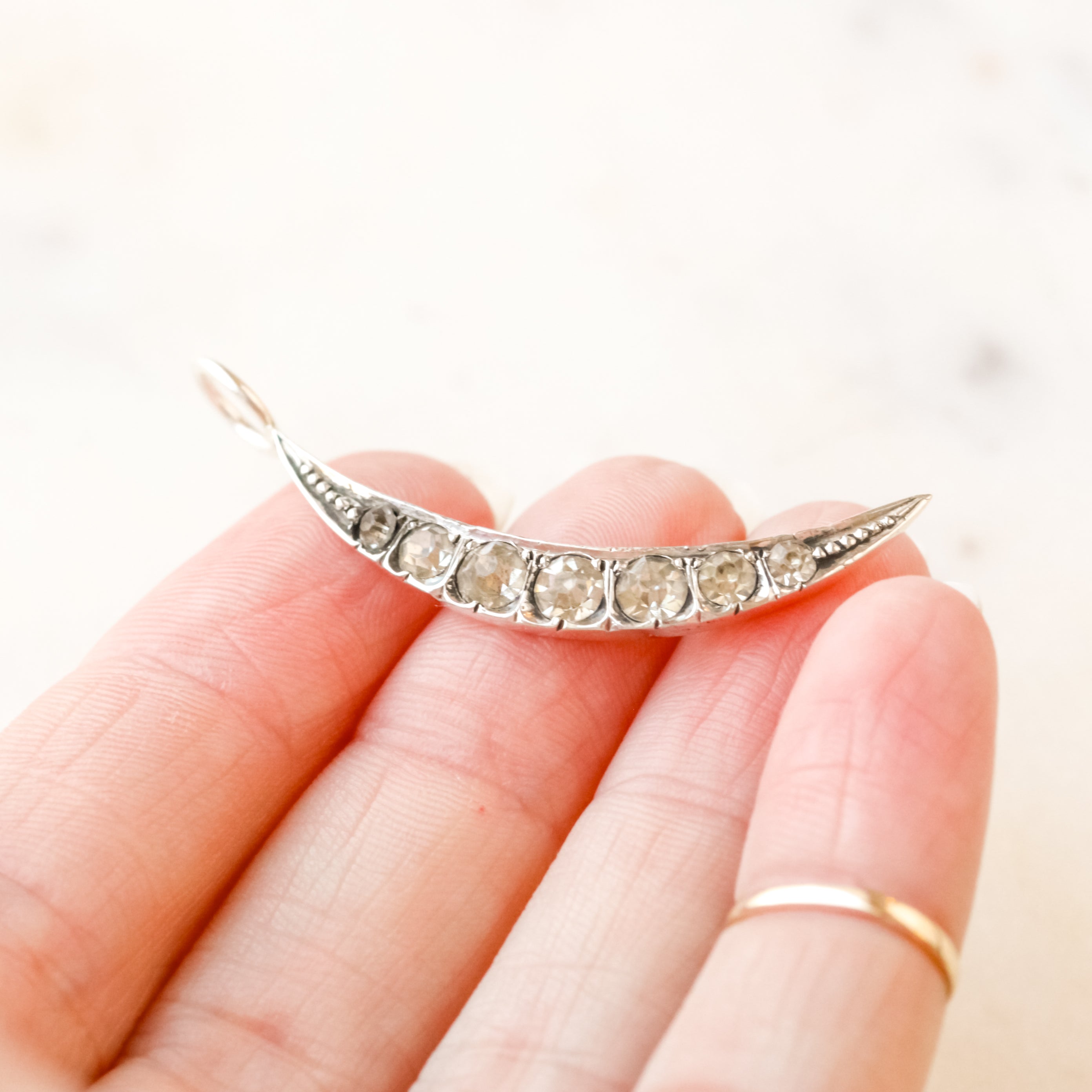 Fiona Crescent Pendant