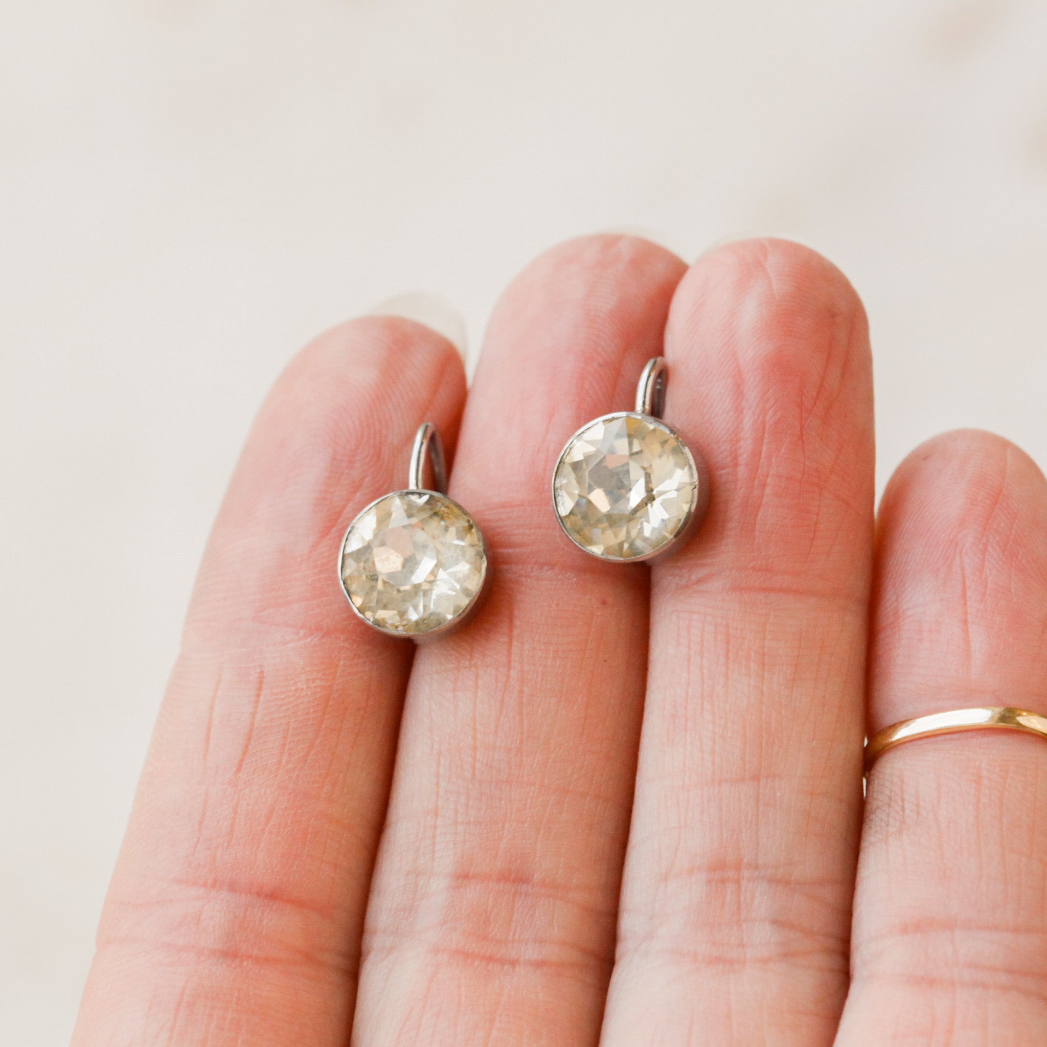 Martie Georgian Paste Stone Earrings