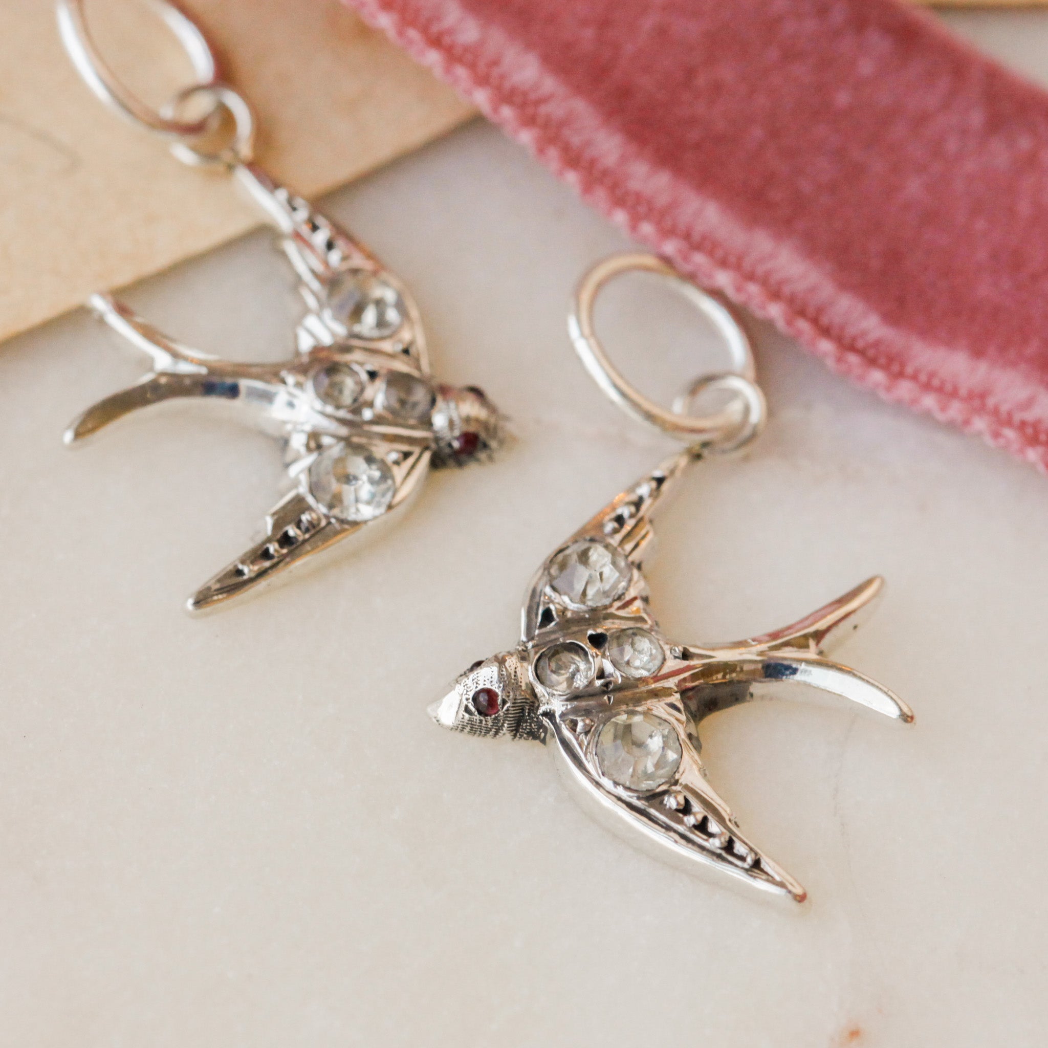 Lover's Swallow Pendants