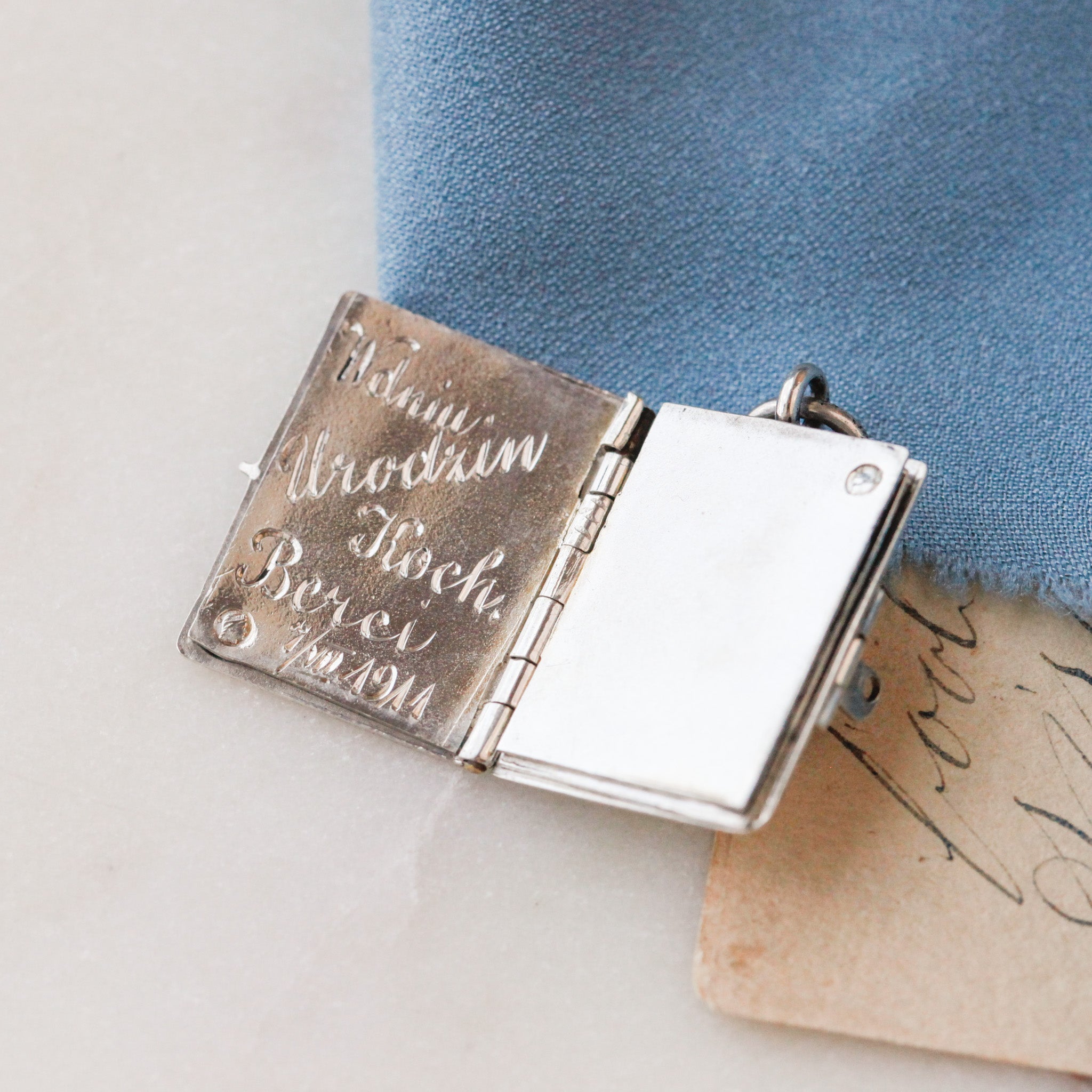 Victorian "B" Book Locket