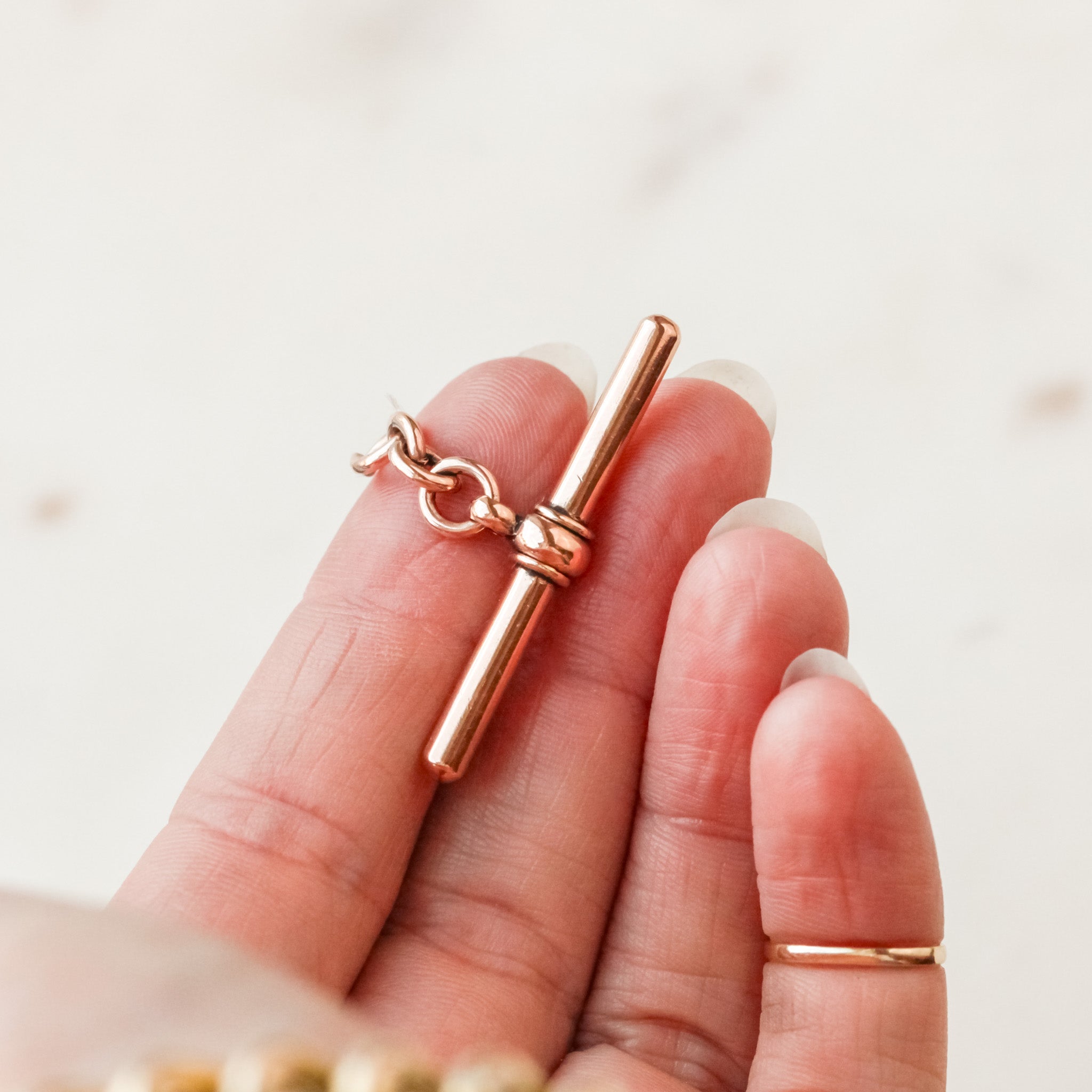 Ethel Old Gold Toggle