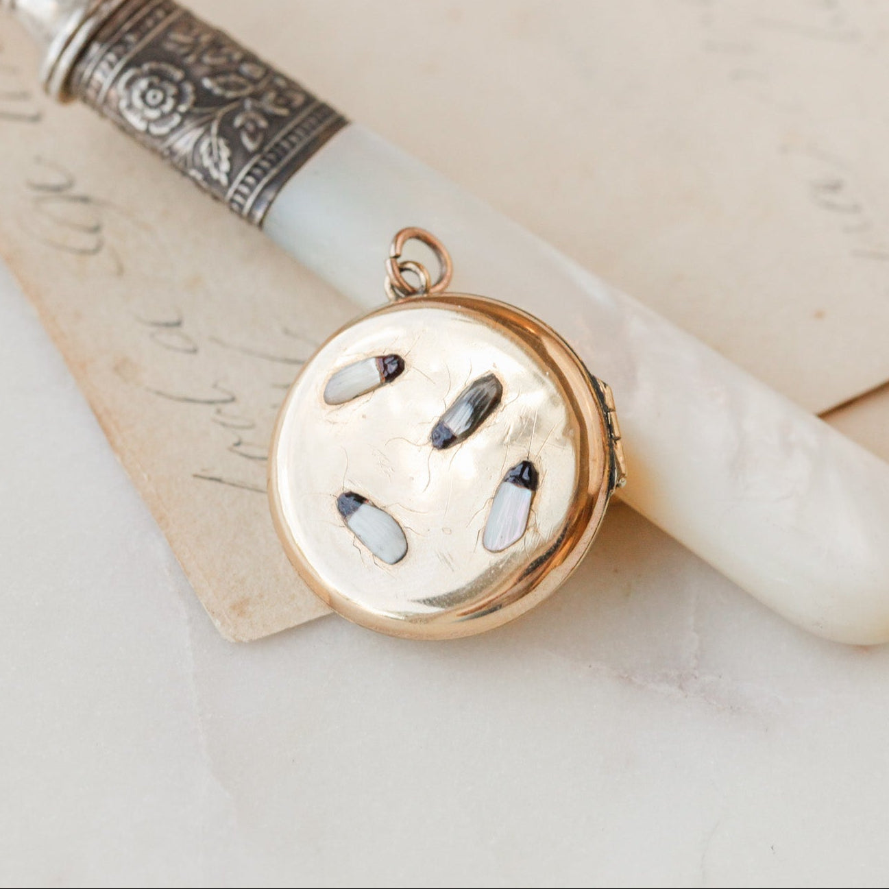 Victorian Shibayama Insect Locket