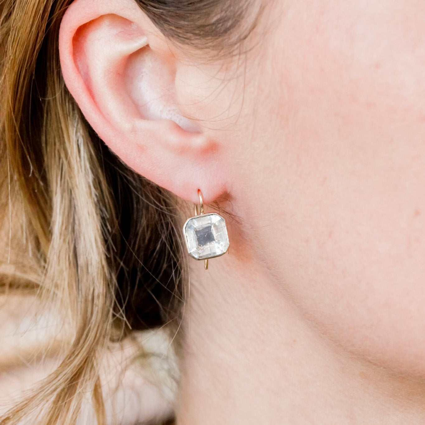 Allorah Georgian Paste Stone Earrings