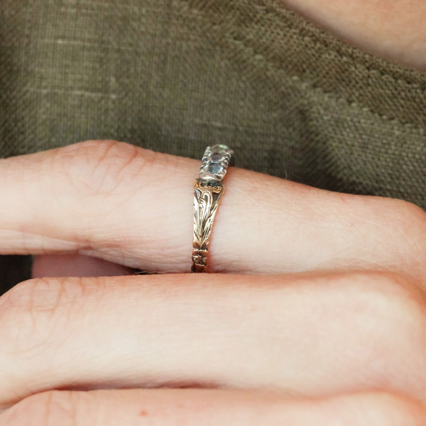Georgian Paste Stone Ring