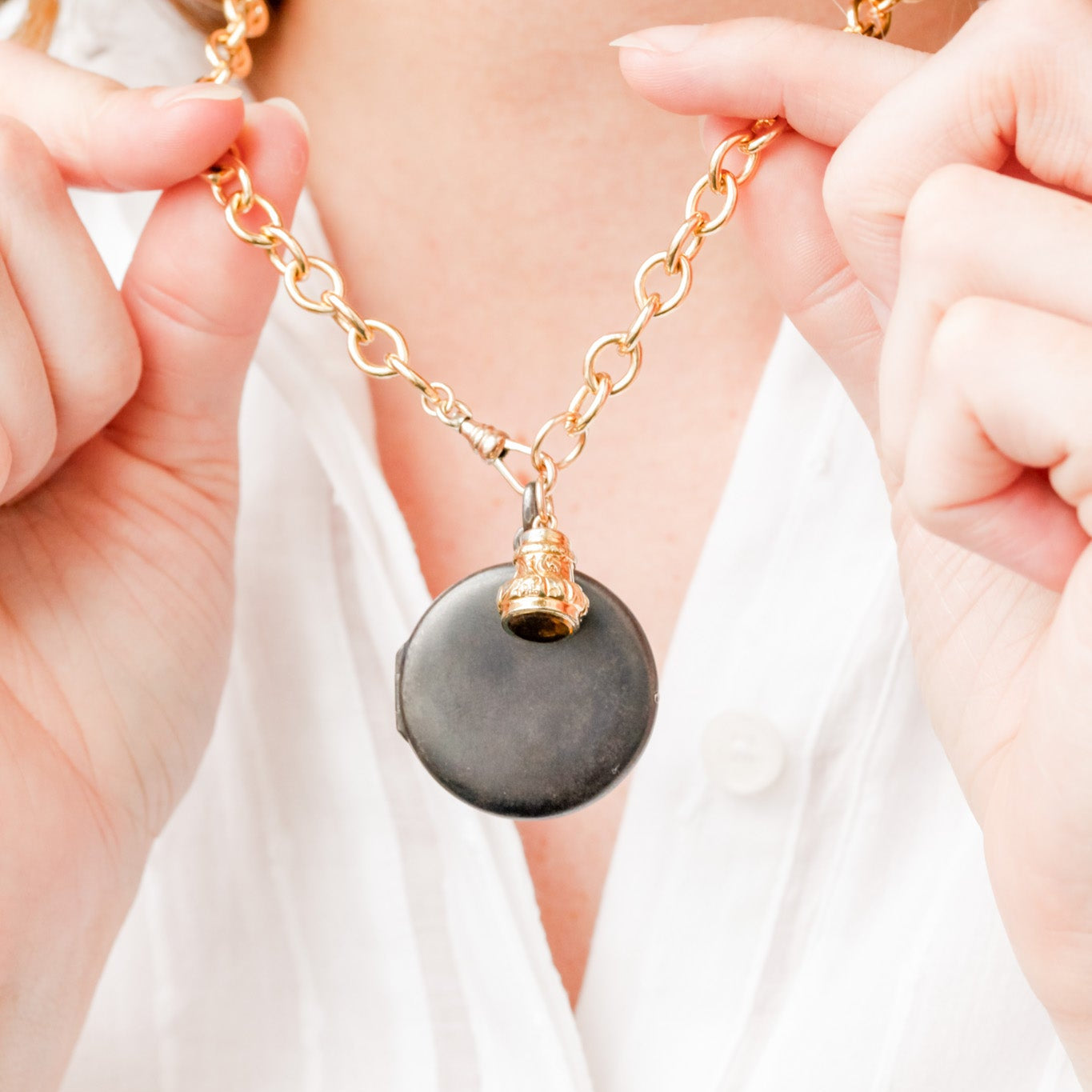 Horace Gunmetal Locket