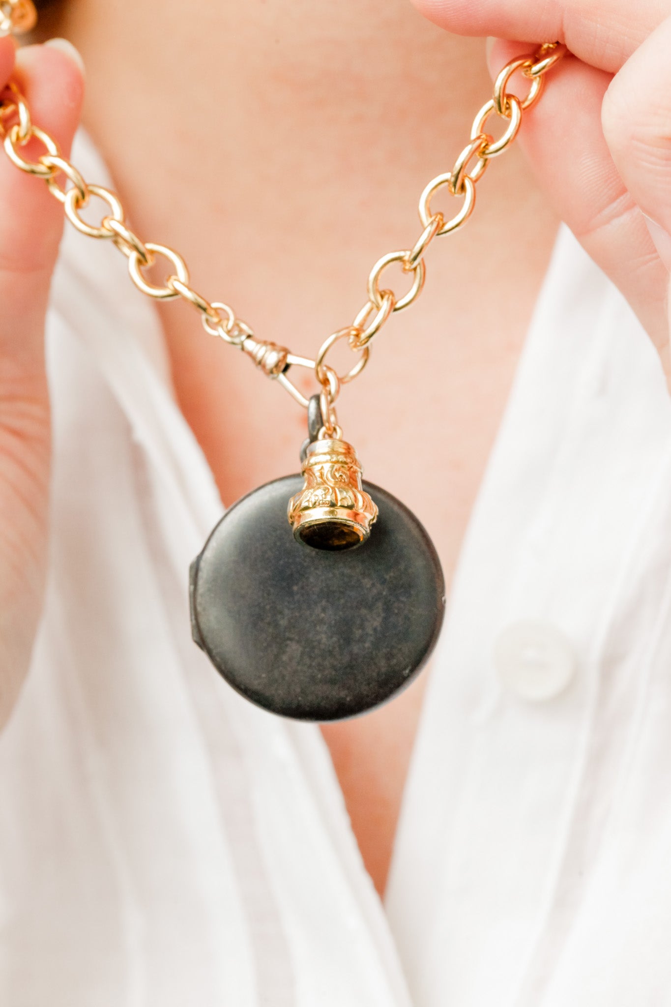 Horace Gunmetal Locket