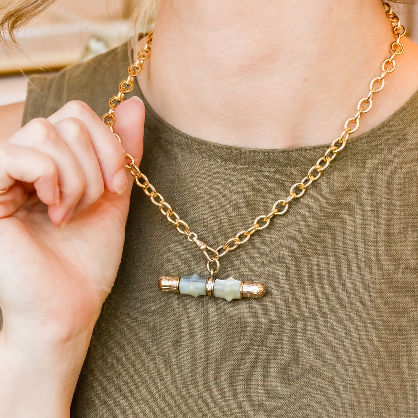 Secret Mother of Pearl Toggle