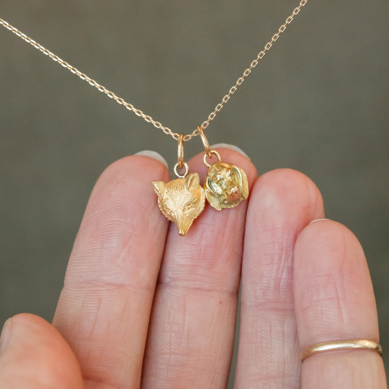 Petite Cunning Fox Charm