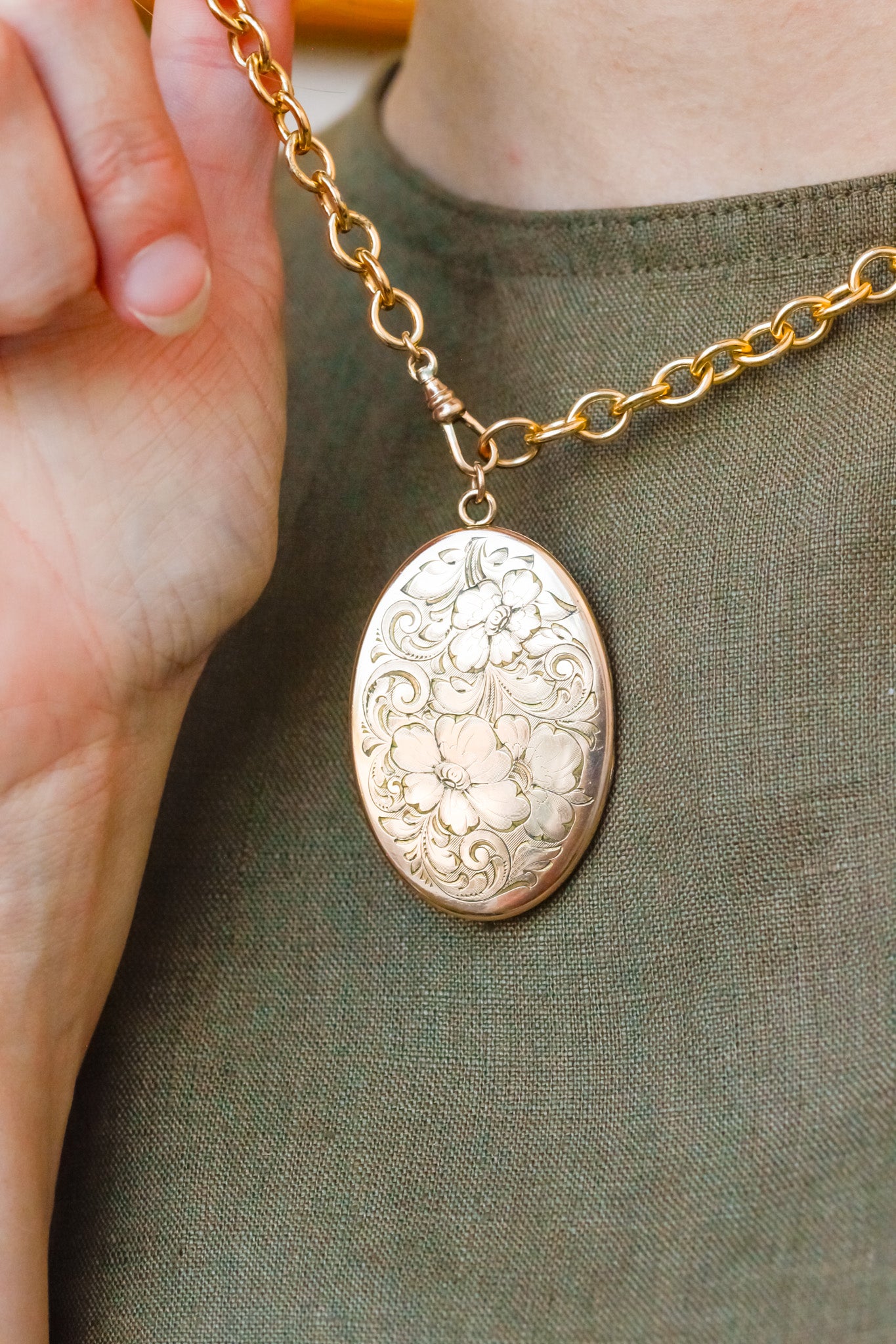 Victorian "C" Locket