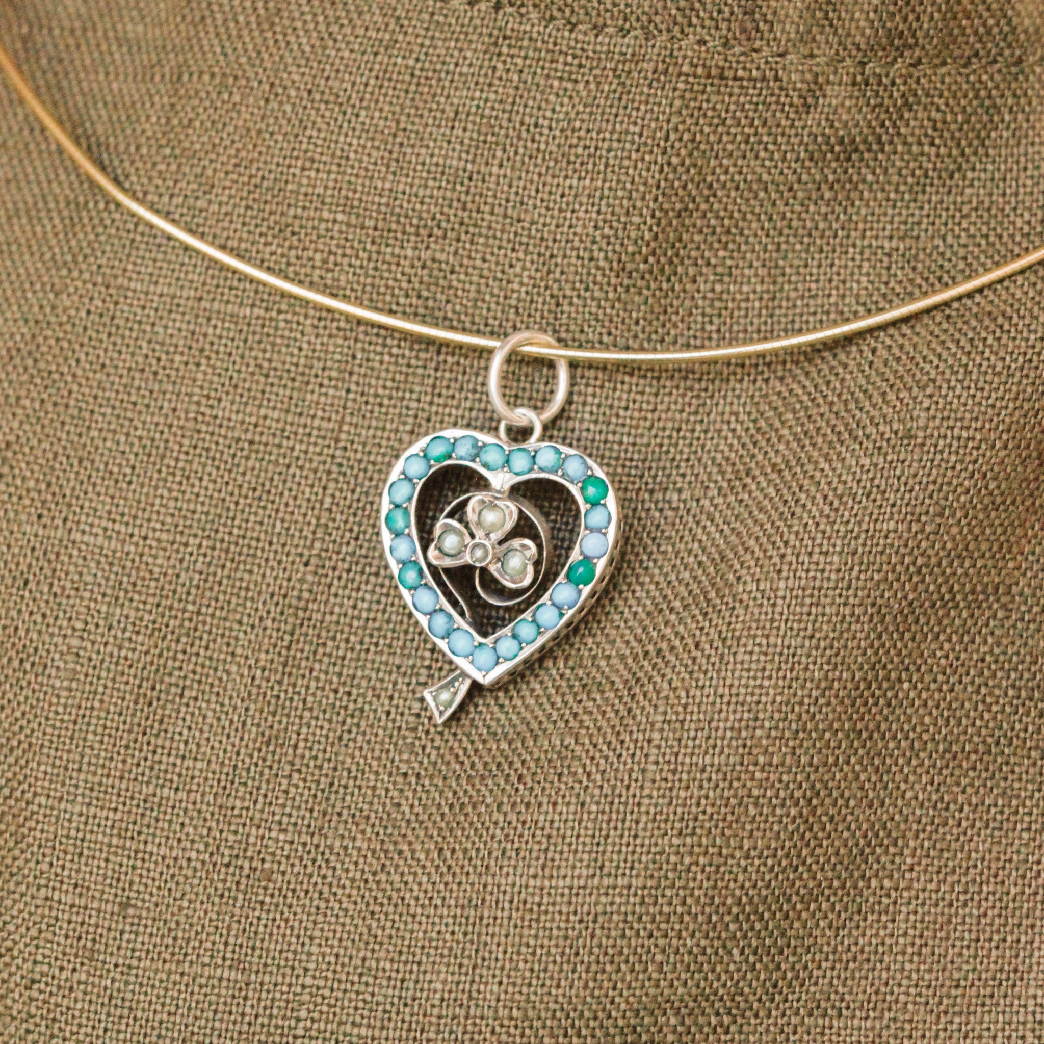 Lucky Lover's Turquoise Charm