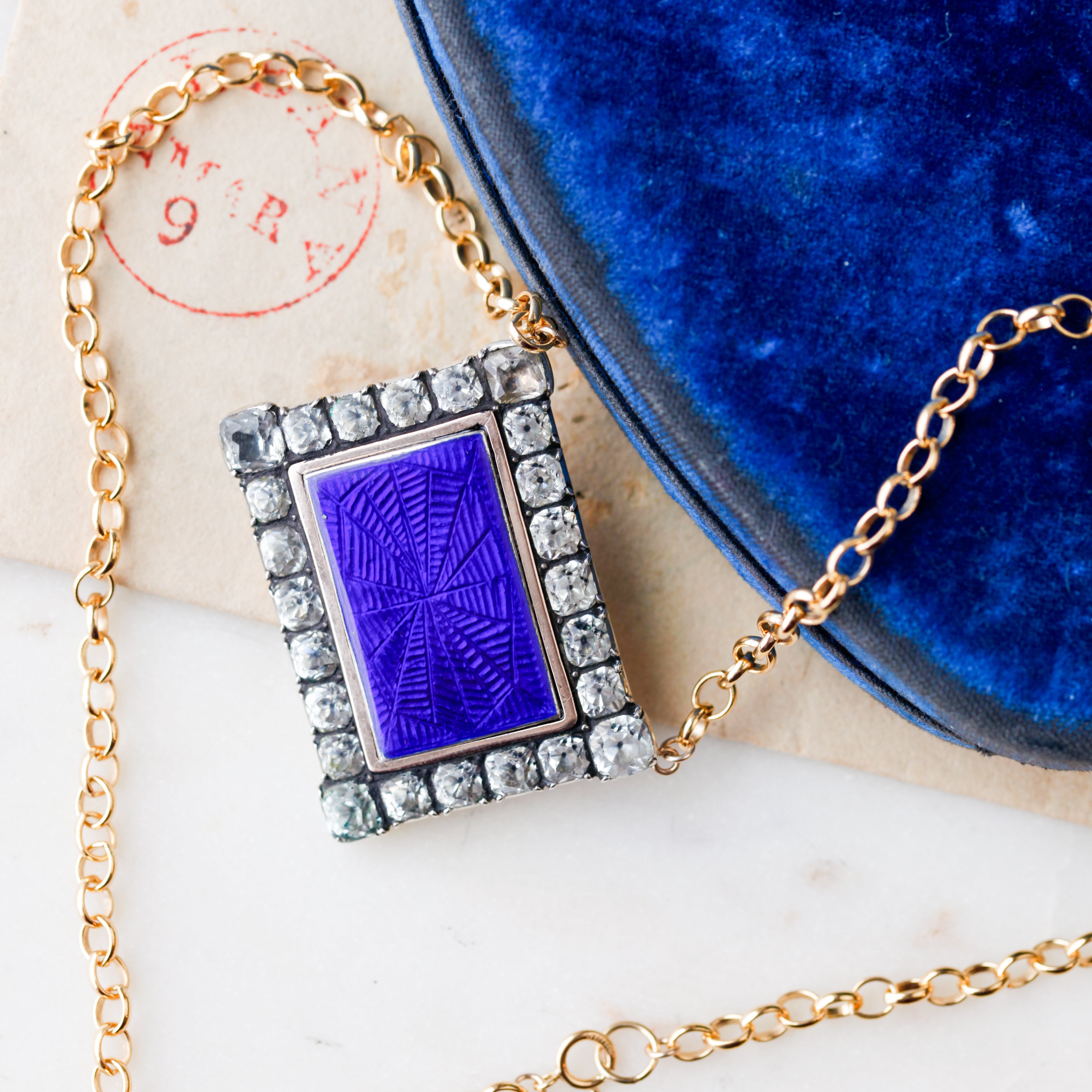 Francie Enameled Necklace