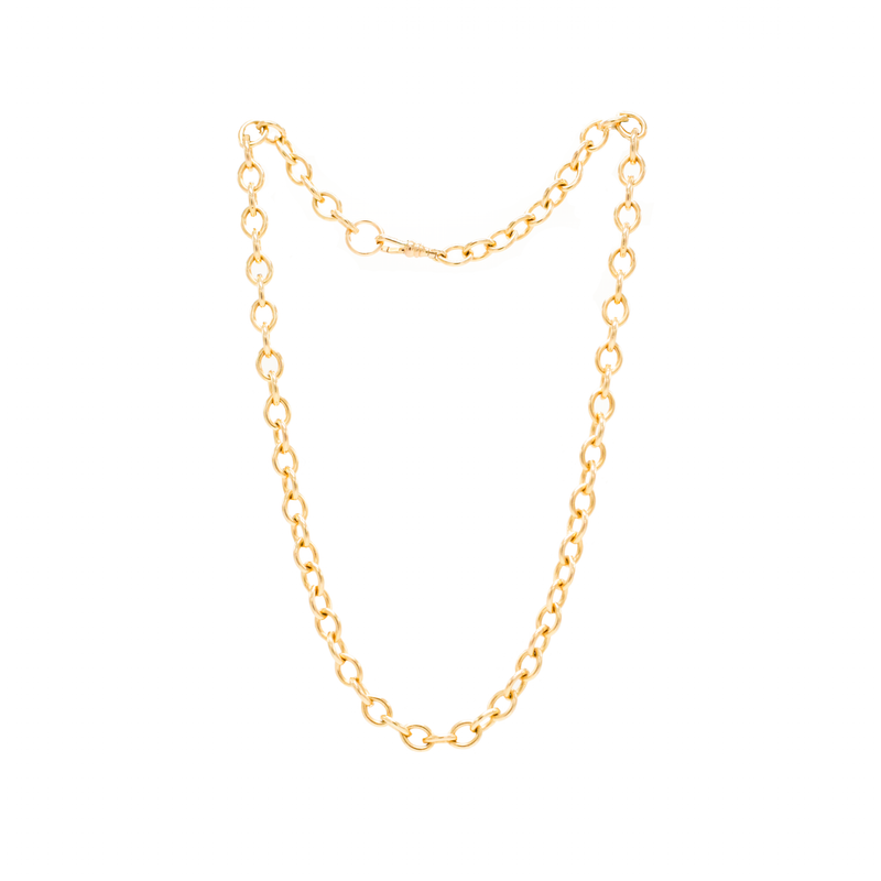 Large Charm Chain in Gold Filled