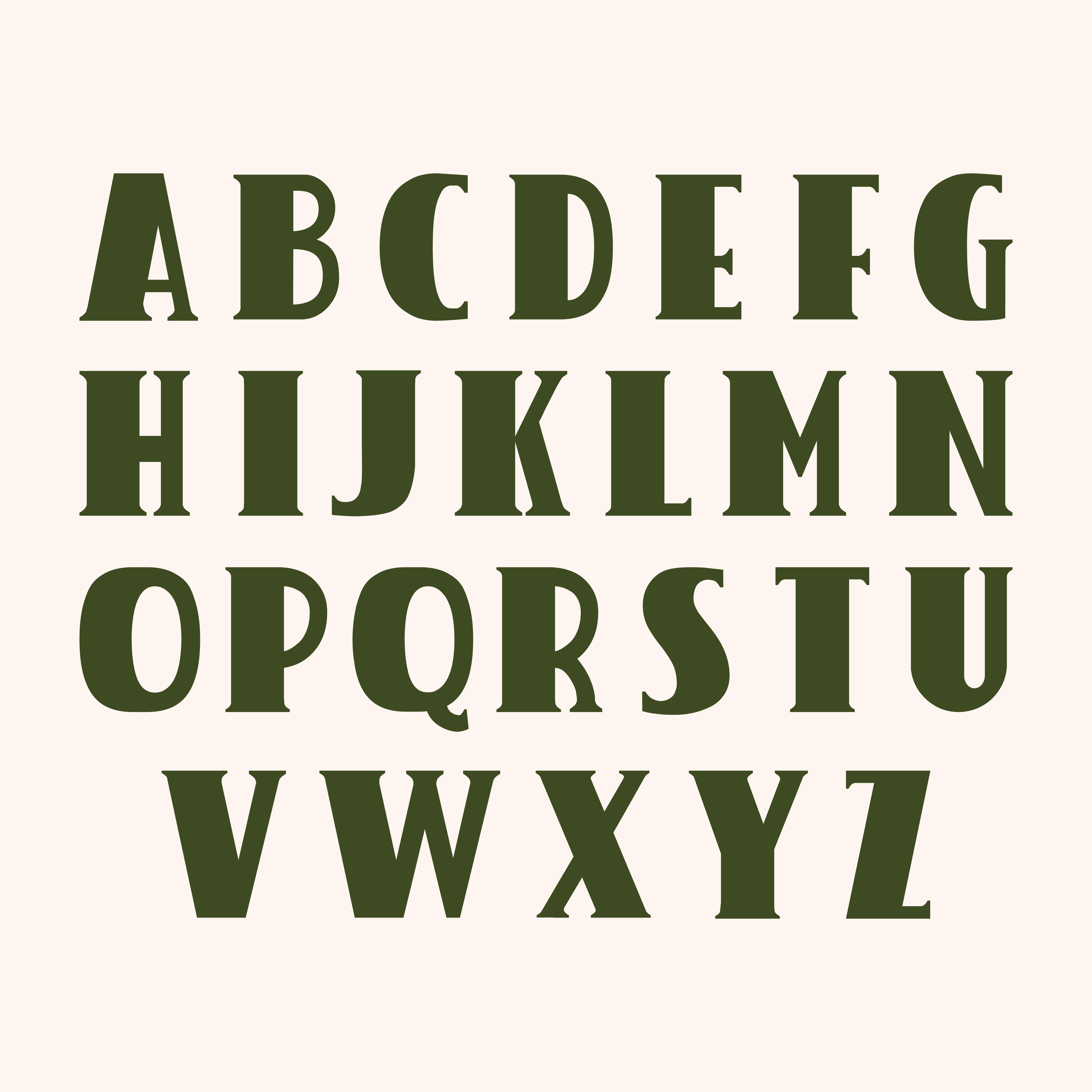 Original Heirloom Gold Letter Charms