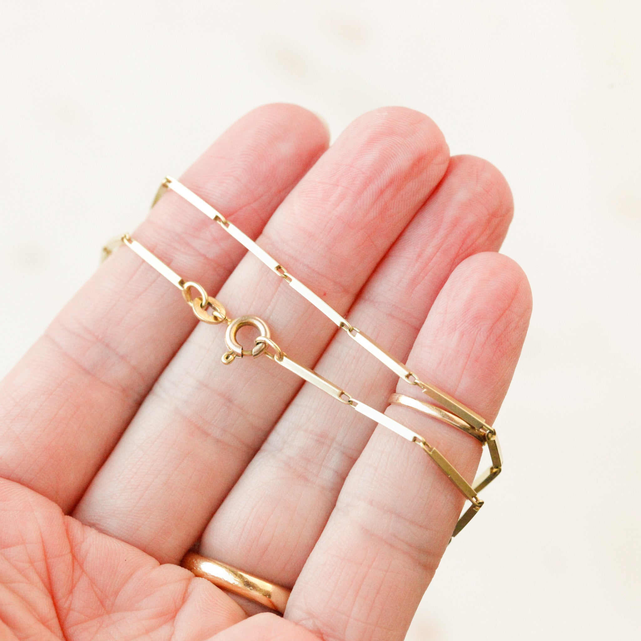Loretta Vintage Bar Link Chain