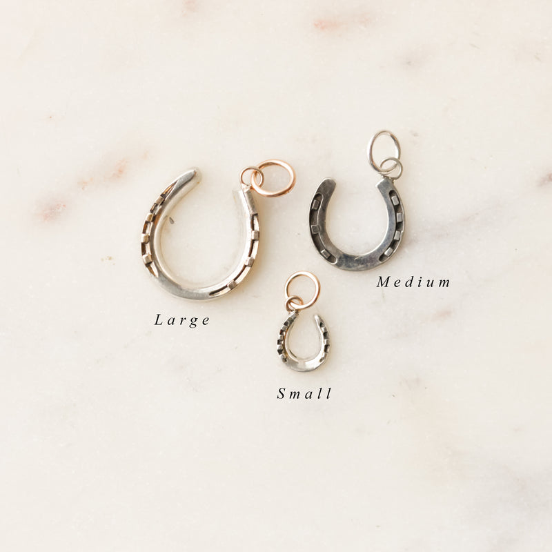 Sterling Silver Horseshoe Charms