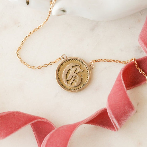 "G" Victorian Pendant