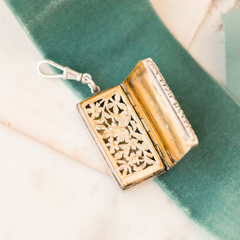 Sterling Vinaigrette Perfume Box