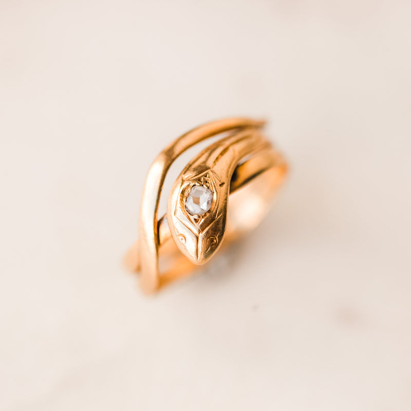 Anicette Diamond Serpent Ring