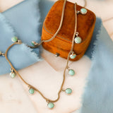 Perrie Turquoise Fringe Necklace