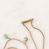 Perrie Turquoise Fringe Necklace