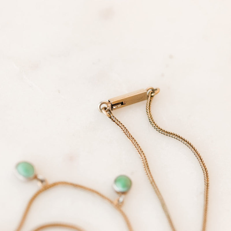 Perrie Turquoise Fringe Necklace