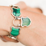 Hidden Locket Malachite Bracelet