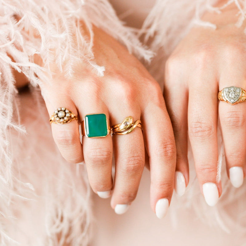 Anicette Diamond Serpent Ring