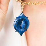 Lapis Lazuli Beetle Pendant