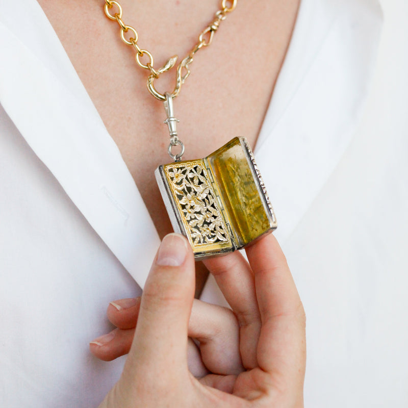 Sterling Vinaigrette Perfume Box