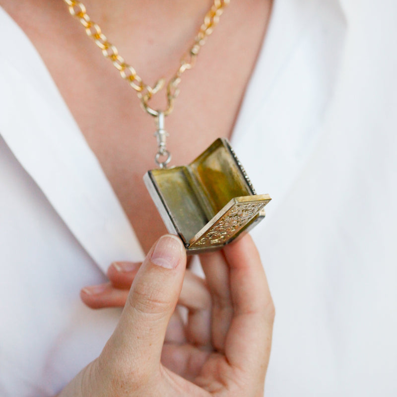 Sterling Vinaigrette Perfume Box