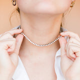 Edwardian Paste Tennis Necklace