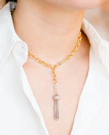 Georgie Silver Tassel Charm
